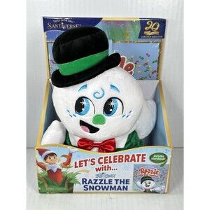 Elf Santaverse Razzle the Snowman Plush and Book Special 2025 Edition NEW